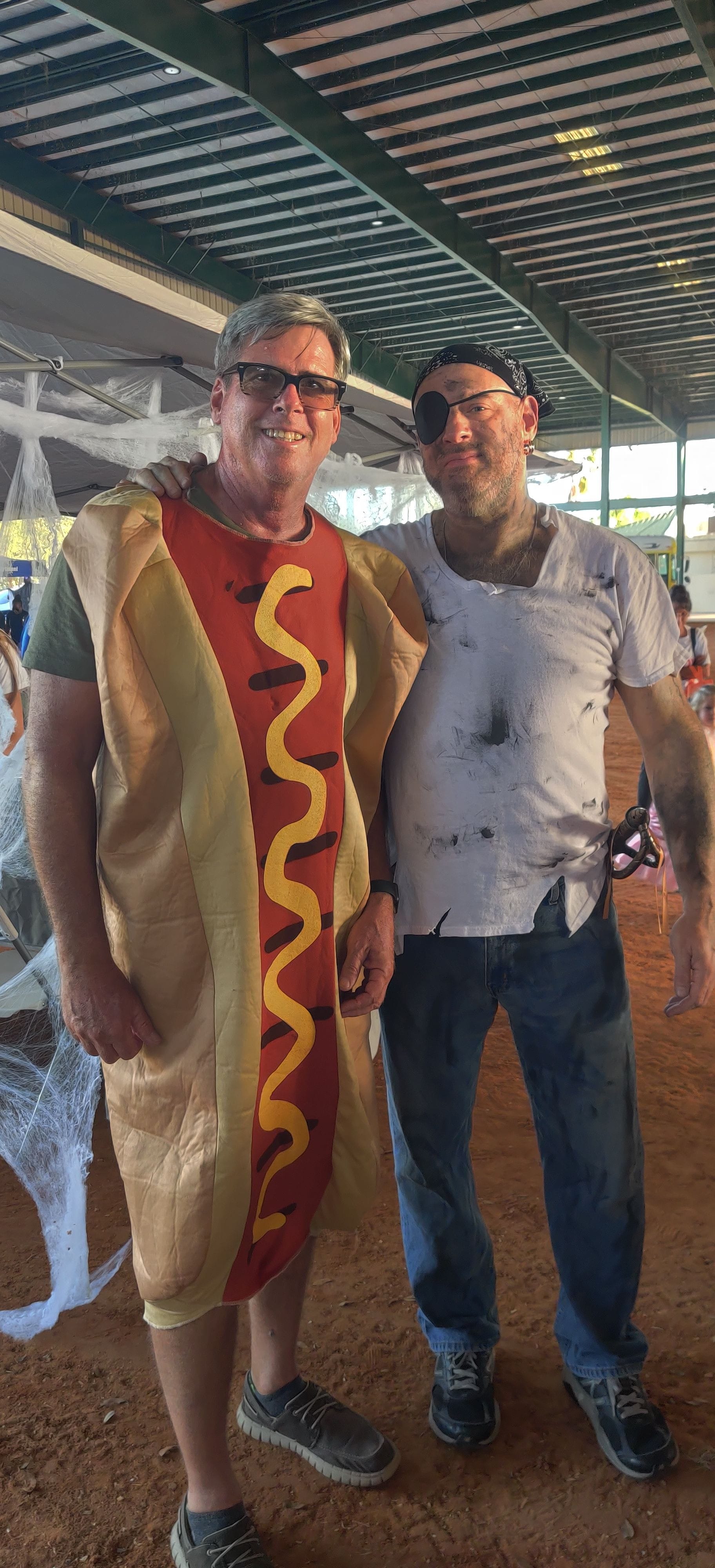 Man In Hot Dog Costume